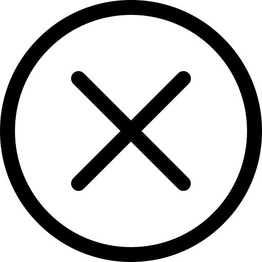 Pro Animals Deutschland e.V. – Cancel symbol